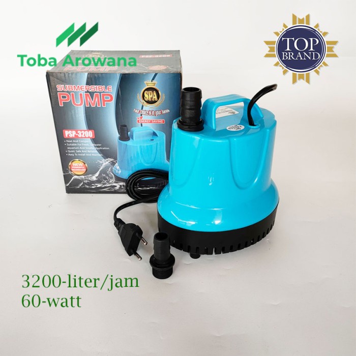 NAIK 3 METER Pompa Air Mancur Filter Kolam Ikan Aquarium Model Celup SPA PSP 3200