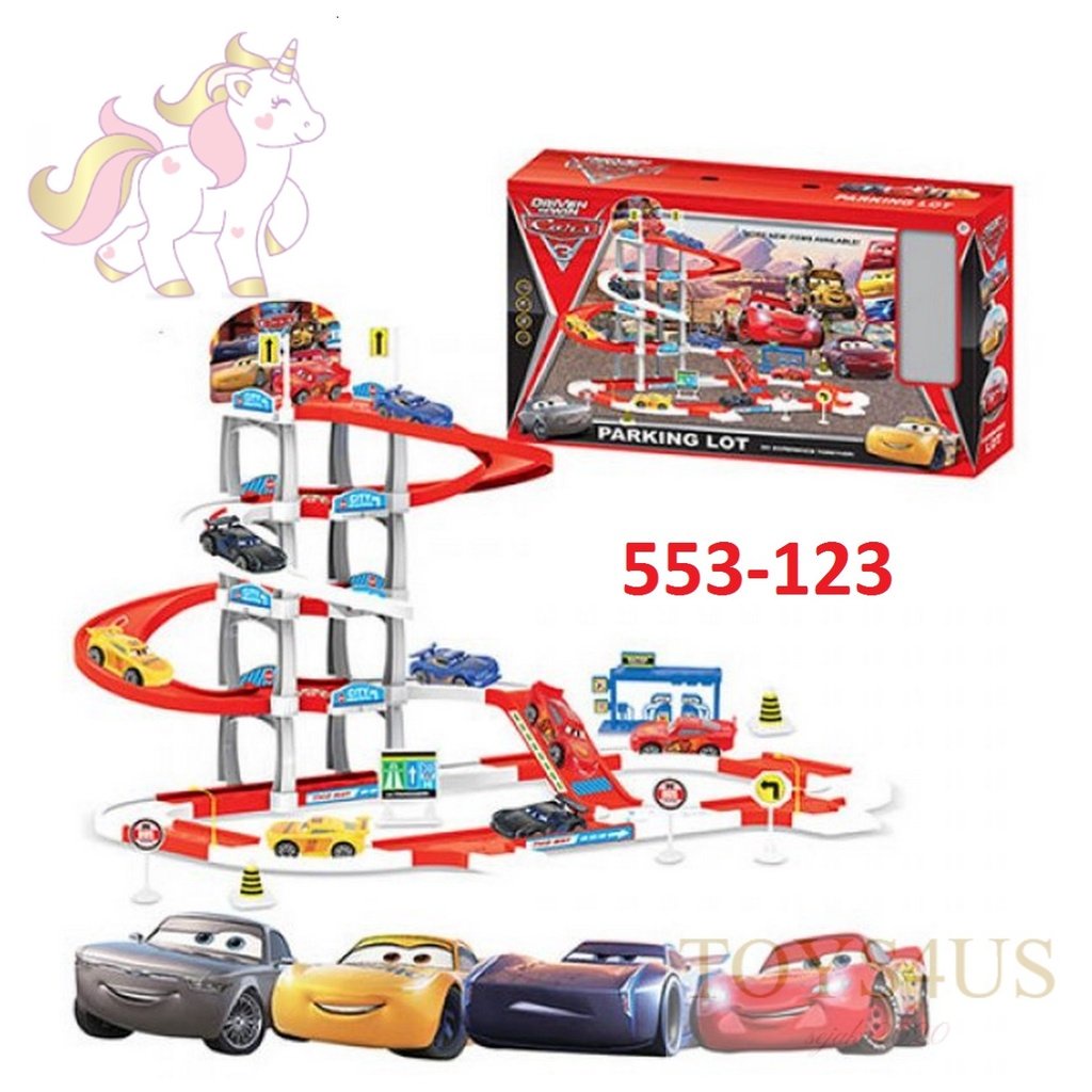 Toys4Us - MAINAN Mcqueen CARS PARKING LOT 553-123