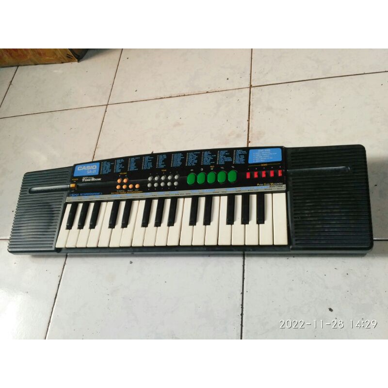 keyboard/piano Casio sa 21, second normal