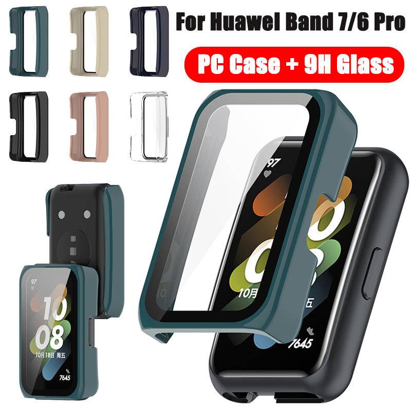 Casing Hardcase Huawei Honor band 7 6 Pro Watch Fit2 D Bahan PC Dengan Bumper Pelindung Layar GS3