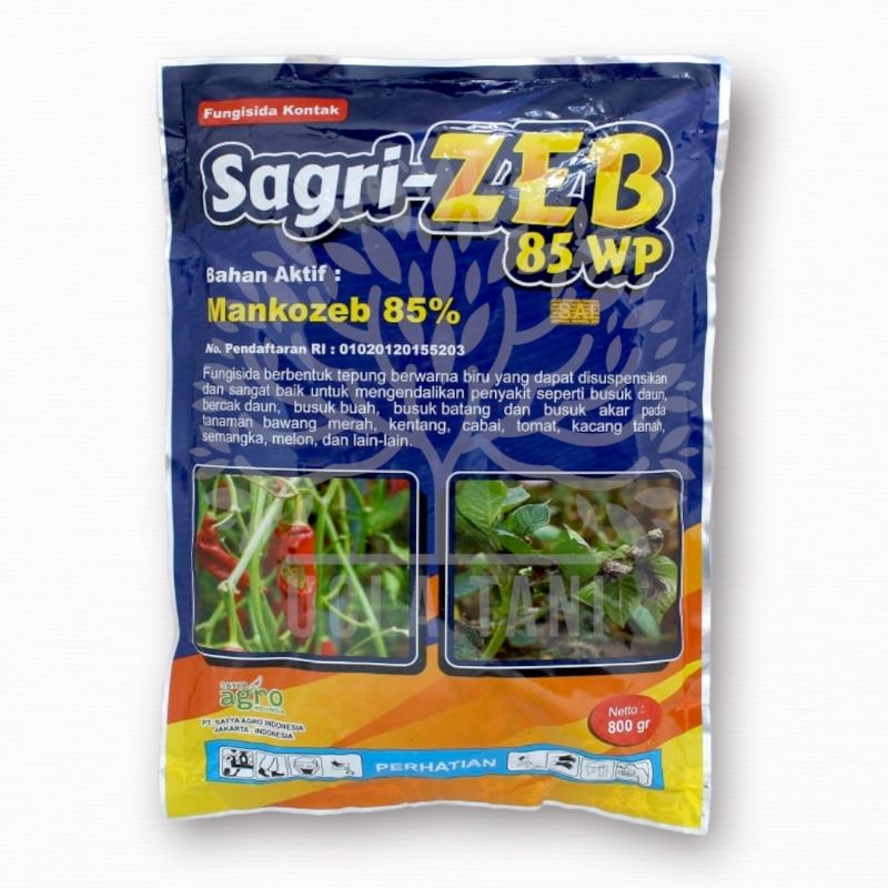 SAGRI ZEB BIRU 85 WP 800 GR SERBUK BIRU