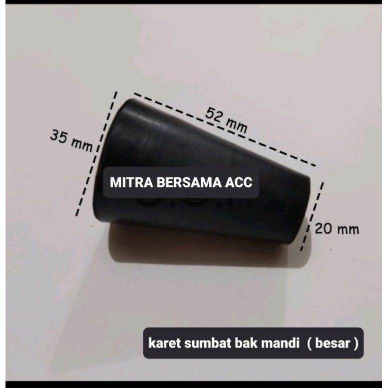 Karet Sumbat Bak Mandi (ukuran besar)