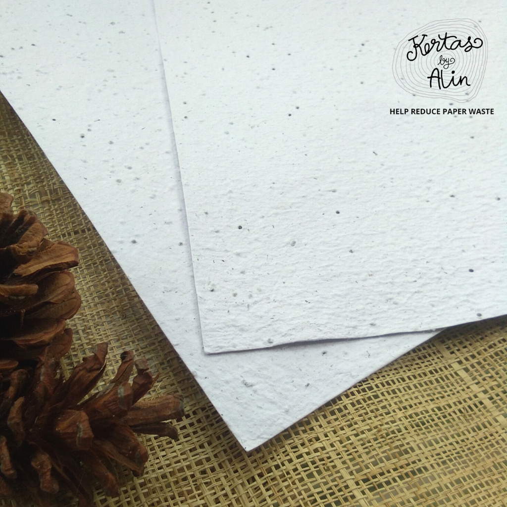 

Kertas Handmade Seed Paper Bayam Ukuran A4 – Bisa Ditanam, Ramah Lingkungan