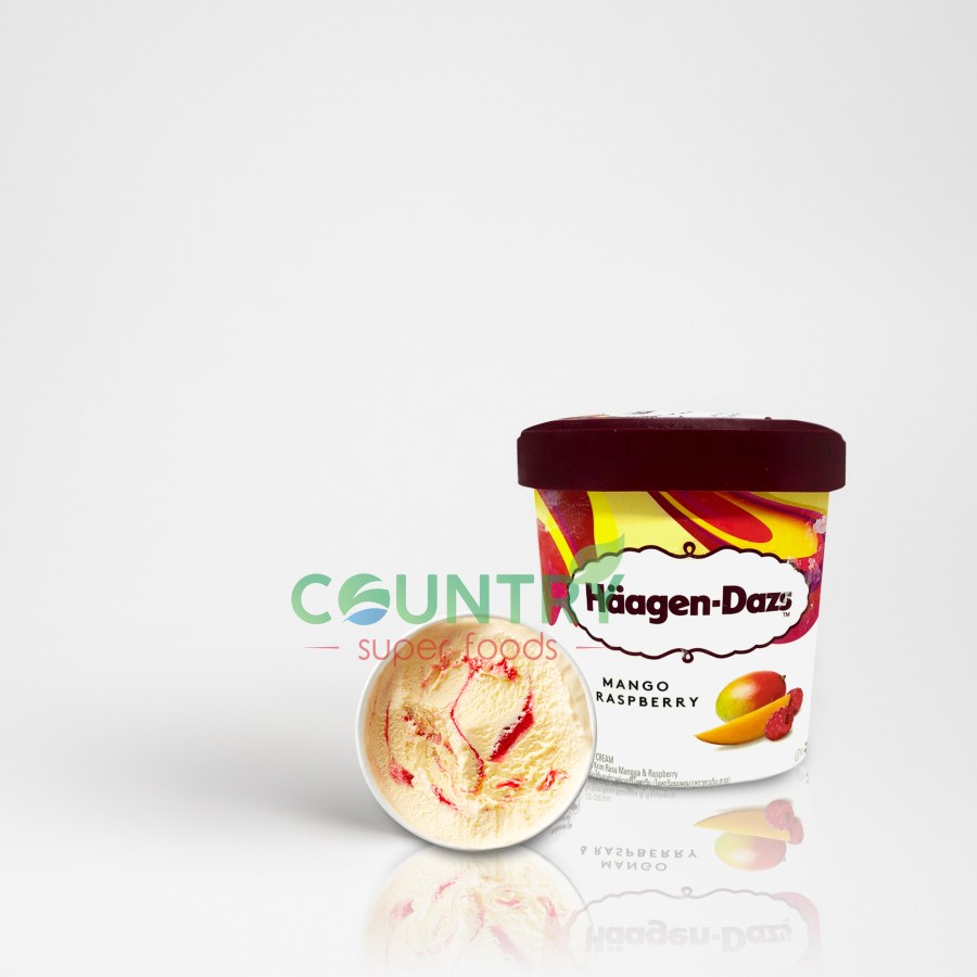 Jual HaagenDazs Mango and Raspberry Ice Cream [473ML] Shopee Indonesia