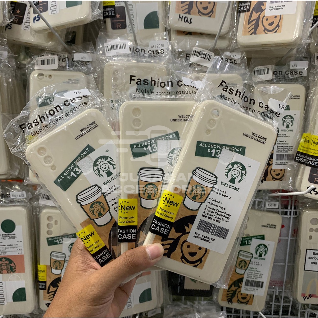 CASE MOTIF STARBUCKS STARBAK STARBUK KEKINIAN VIVO V3/V5/V5 PLUS/V7/V7 PLUS/V9/V11/V11i/V15/V15 PRO/