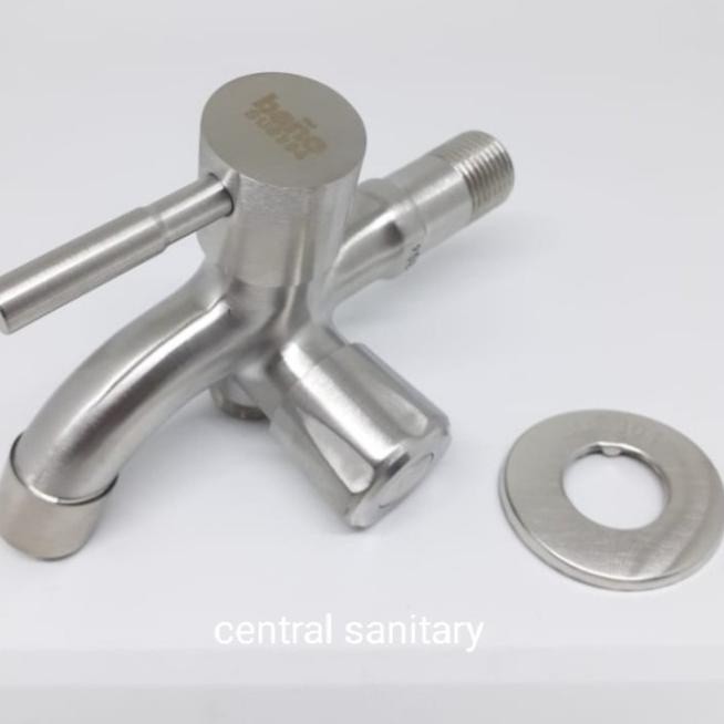 kran cabang/kran shower stainless/kamar mandi/model toto tembok