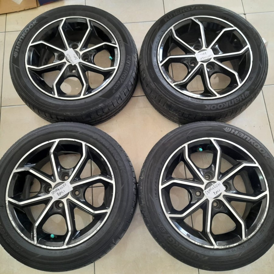 Velg Mobil Bekas Seken Ring 14 Baut 4 STD KIA PICANTO R14X5,5 4X100ET42 BAN 165 60 R14
