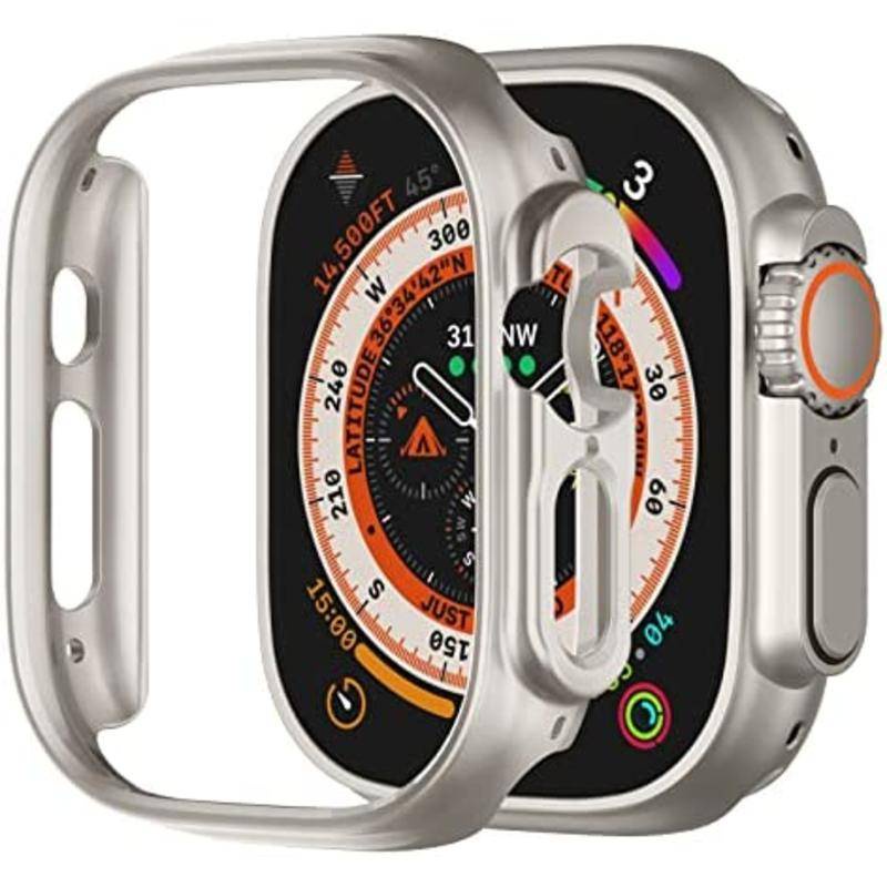 Case Bumper Pelindung Bahan PC Ultra Tipis 49mm Untuk Apple Watch iWatch Ultra 49mm