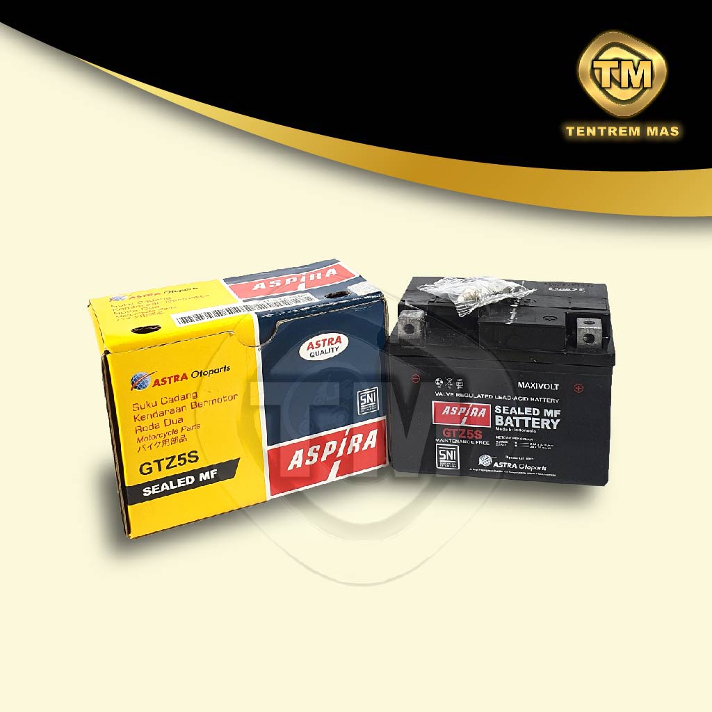 Jual Aki Motor Honda Revo 110 Aspira RBTZ-5S GTZ5S / YTZ5S / MTZ5S