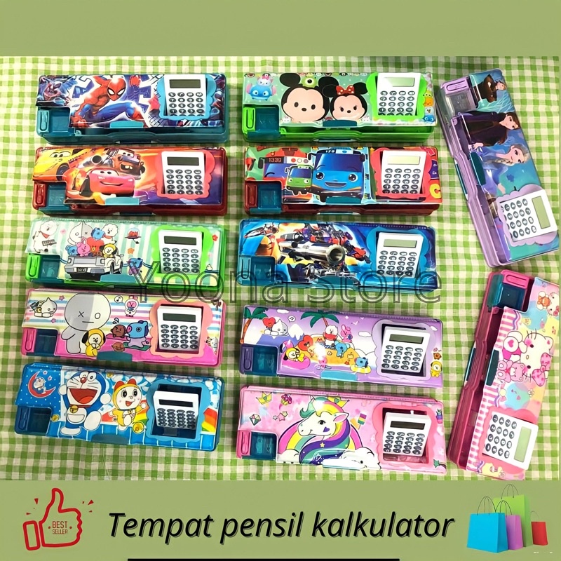 

kotak Pensil Magnet Kalkulator / Tempat Pensil