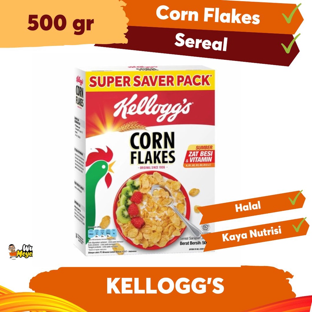 SEREAL KELLOGGS CORN FLAKES 500 GR