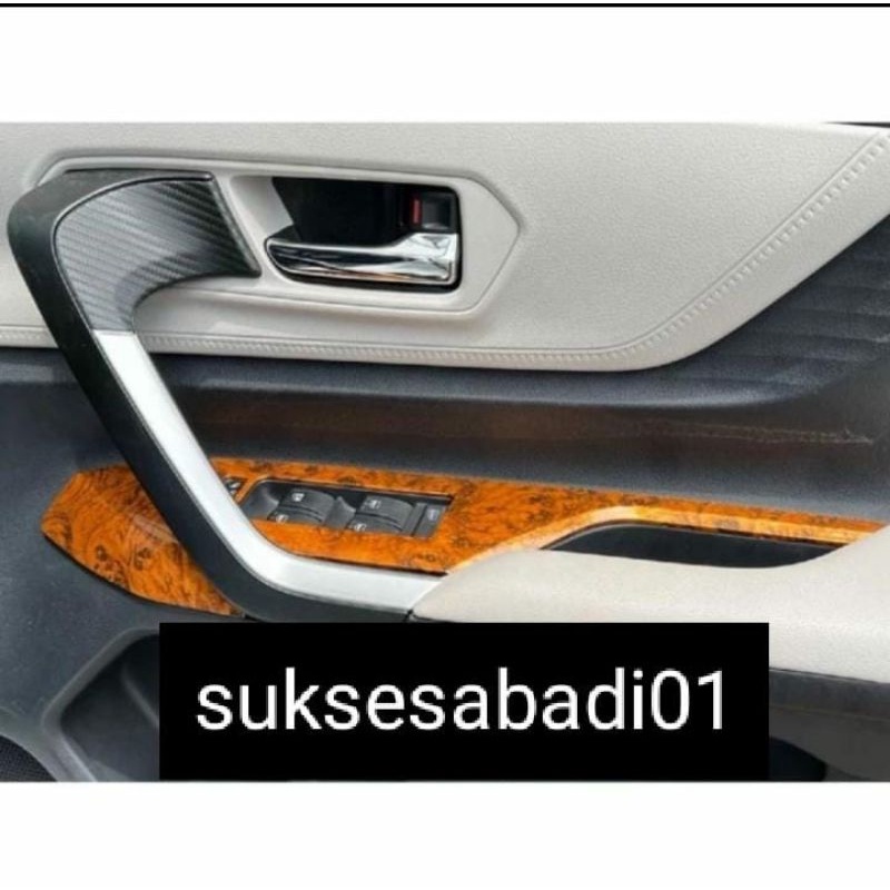 panel switch cover khusus avanza veloz 2022 motif kayu