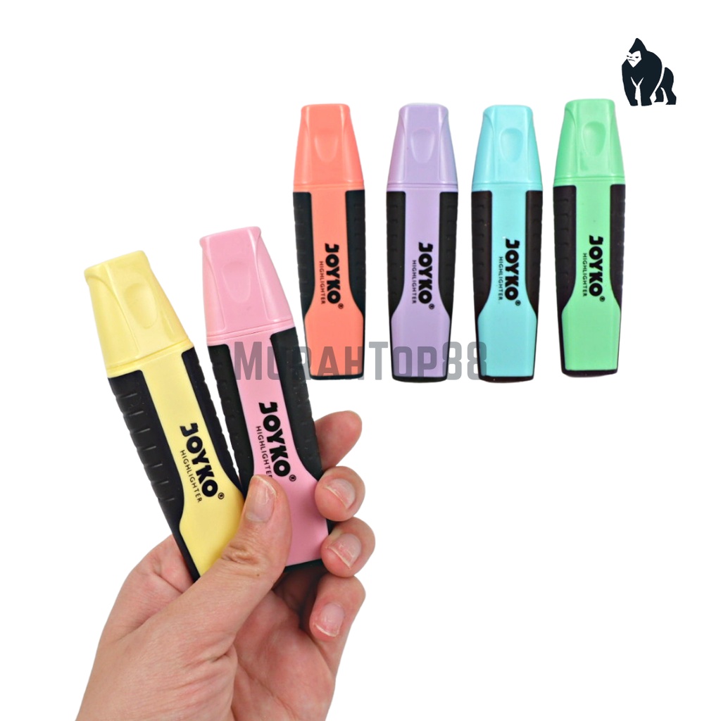 

Highlighter Joyko HL-6/11 Pastel Color / Penanda Berwarna / Spidol Warna Warni [PER PCS]