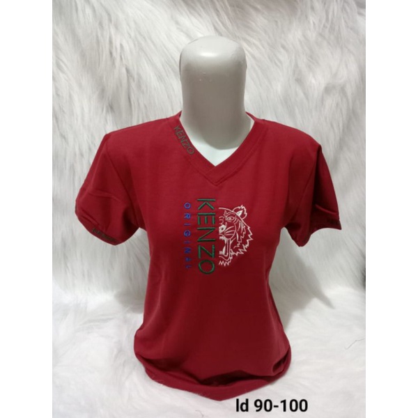 KAOS WANITA IMPORT BORDIR
