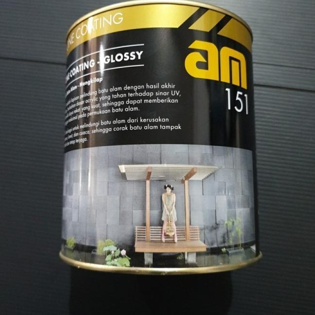 Cat vernis pelapis batu alam stone coating AM 151 AM151 clear gloss