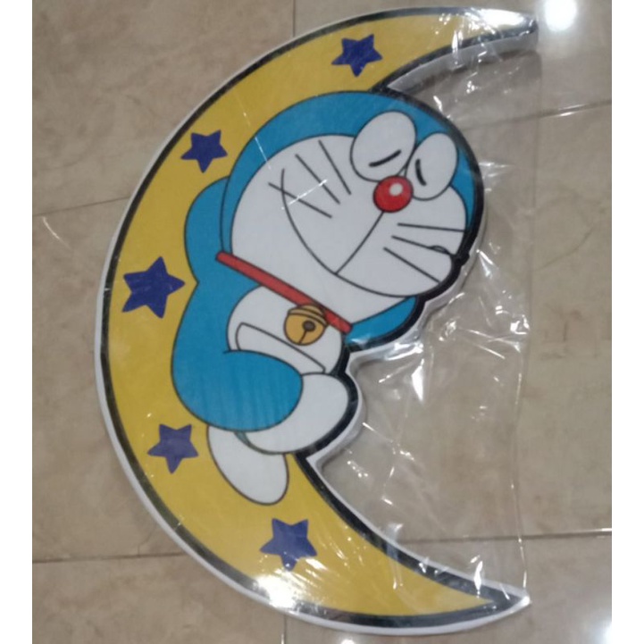 Ornamen lampu karakter Doraemon besar Fitting lampu PVC