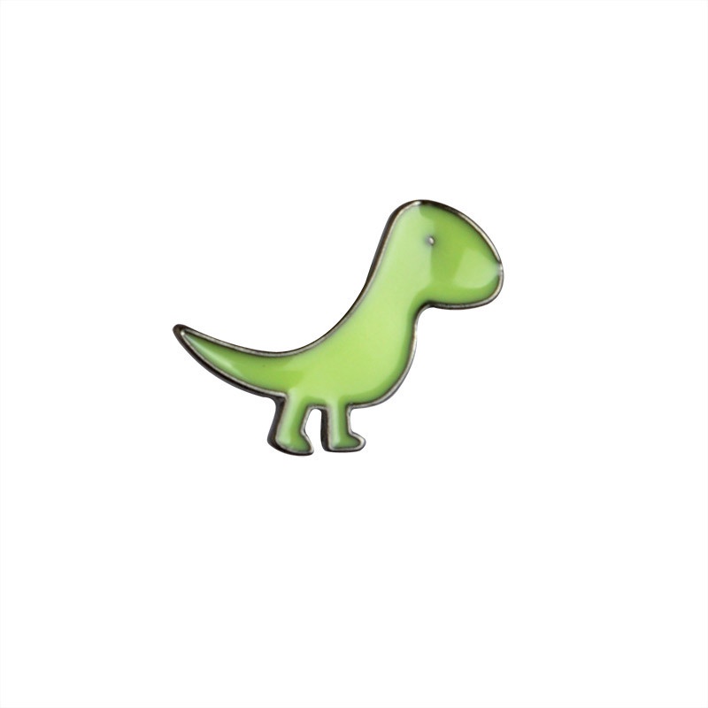 Bros Pin Bentuk Kartun Dinosaurus Apatosaurus Stegosaurus Mini Warna-Warni Untuk Hadiah