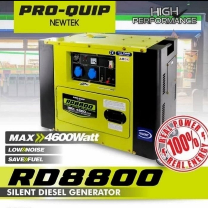 Genset Silent 4500 Watt PROQUIP RD8800 Genset Diesel Silent Solar