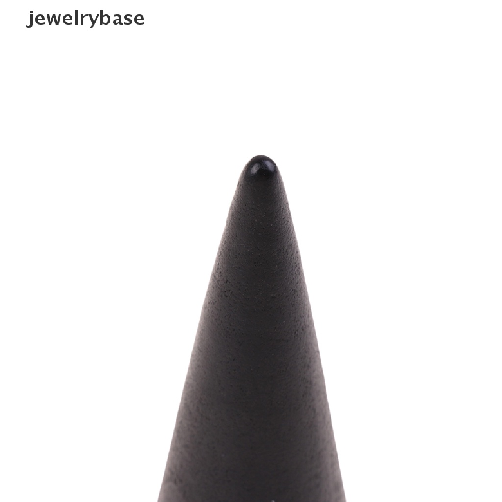 Rak Stand Holder Penyimpanan Perhiasan Cincin Warna Hitam Gaya Vintage