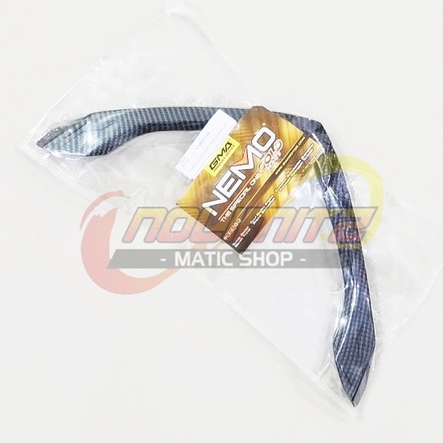Cover Atas Lampu Depan NEMO Tutup Variasi Carbon Honda Vario 160
