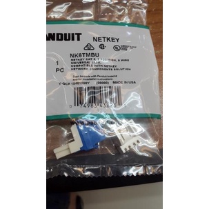 modular PANDUIT NETKEY cat 6 NK6TMBU / panduit / modular panduit cat 6