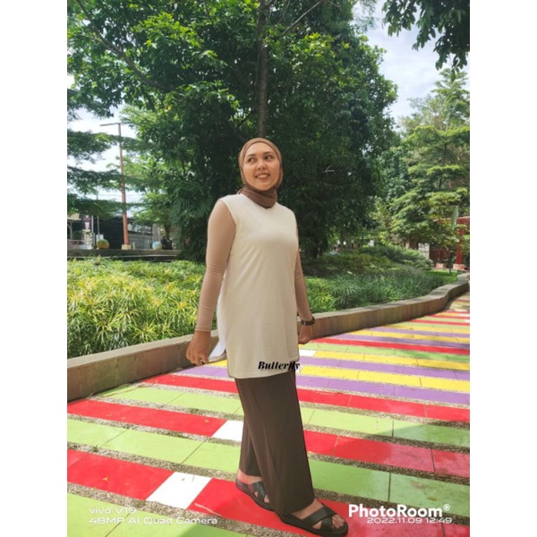 Manset Tunik Jumbo Tanpa Lengan / Manset Kutung Jumbo / Maset Yukensi / Manset Tunik Jumbo Bahan Spa