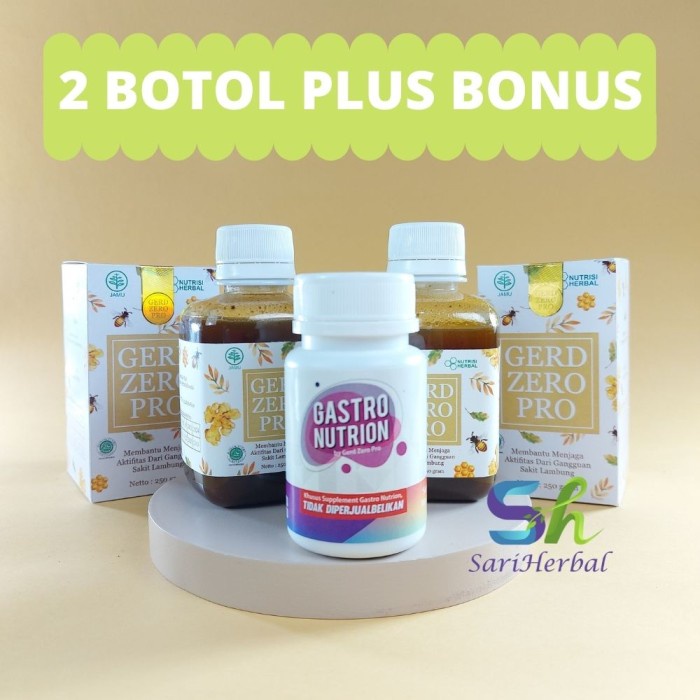 PAKET GOLD GERD ZERO PRO OBAT HERBAL GERD