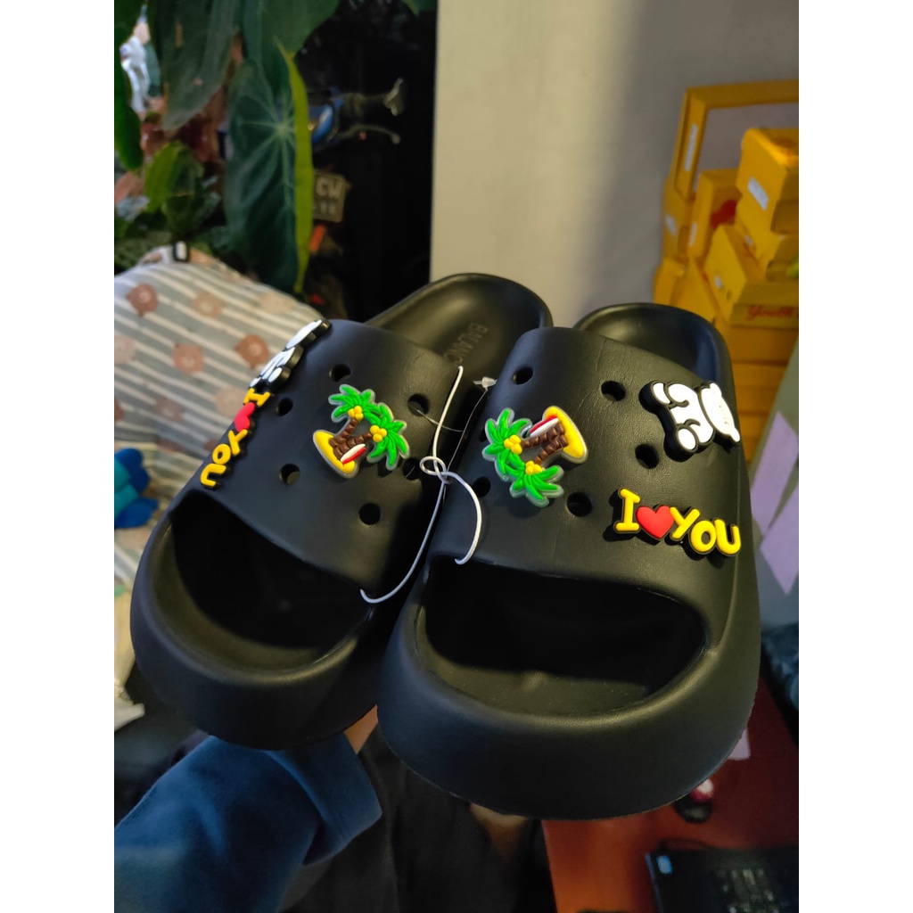 Sandal selop wedges fuji viral balance 7002-A4 (36-41) Sandal fuji terlaris dan kekinian