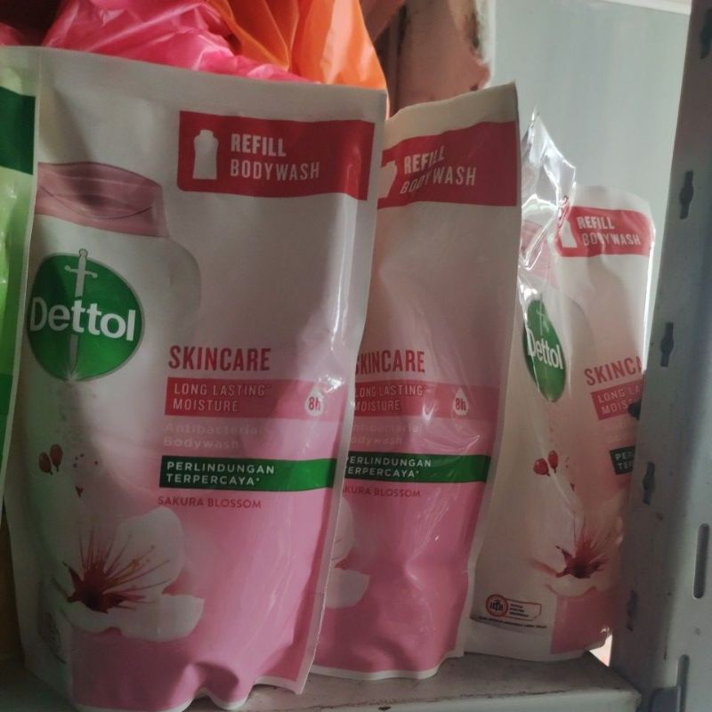 Dettol bodywash skincare kemasan random 410g