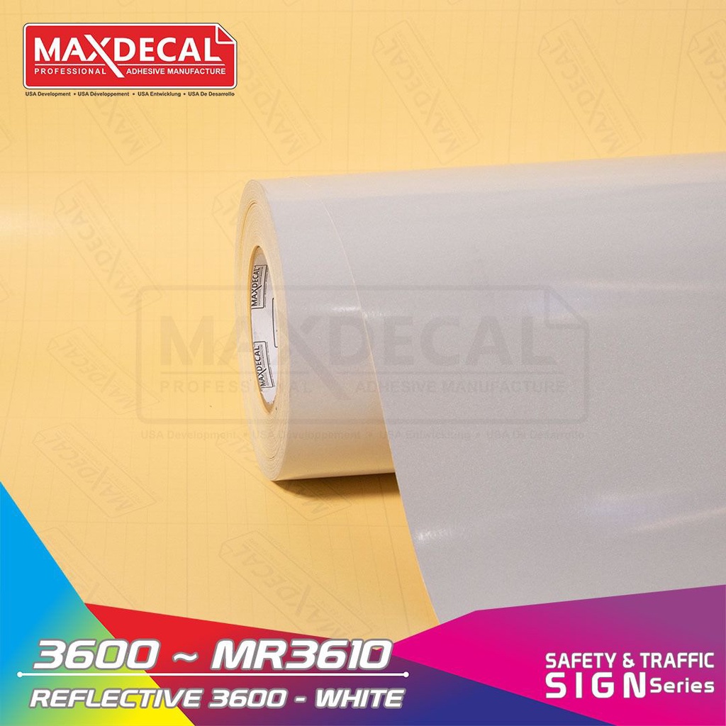 

[Meteran] Maxdecal Reflective Scotlite 3610 White 60cm