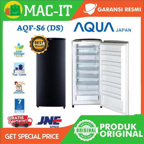 Aqua Japan Freezer 6 Rak AQF-S6 167 (DS) 167 Liter