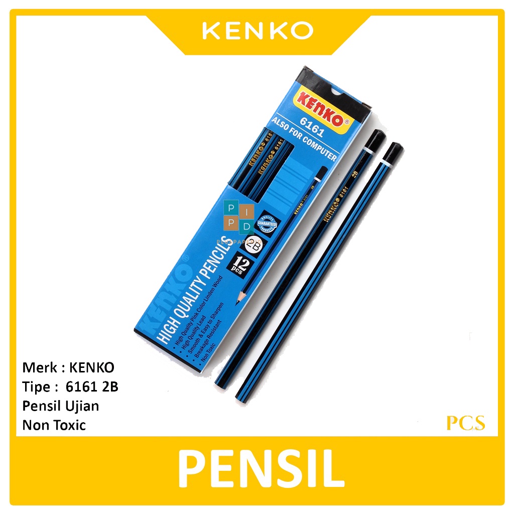 

KENKO - Pensil Kayu 2B 6161 - Pcs