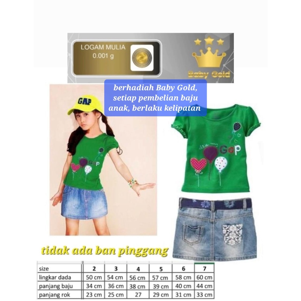 BAJU ANAK PEREMPUAN SET IMPORT MURAH