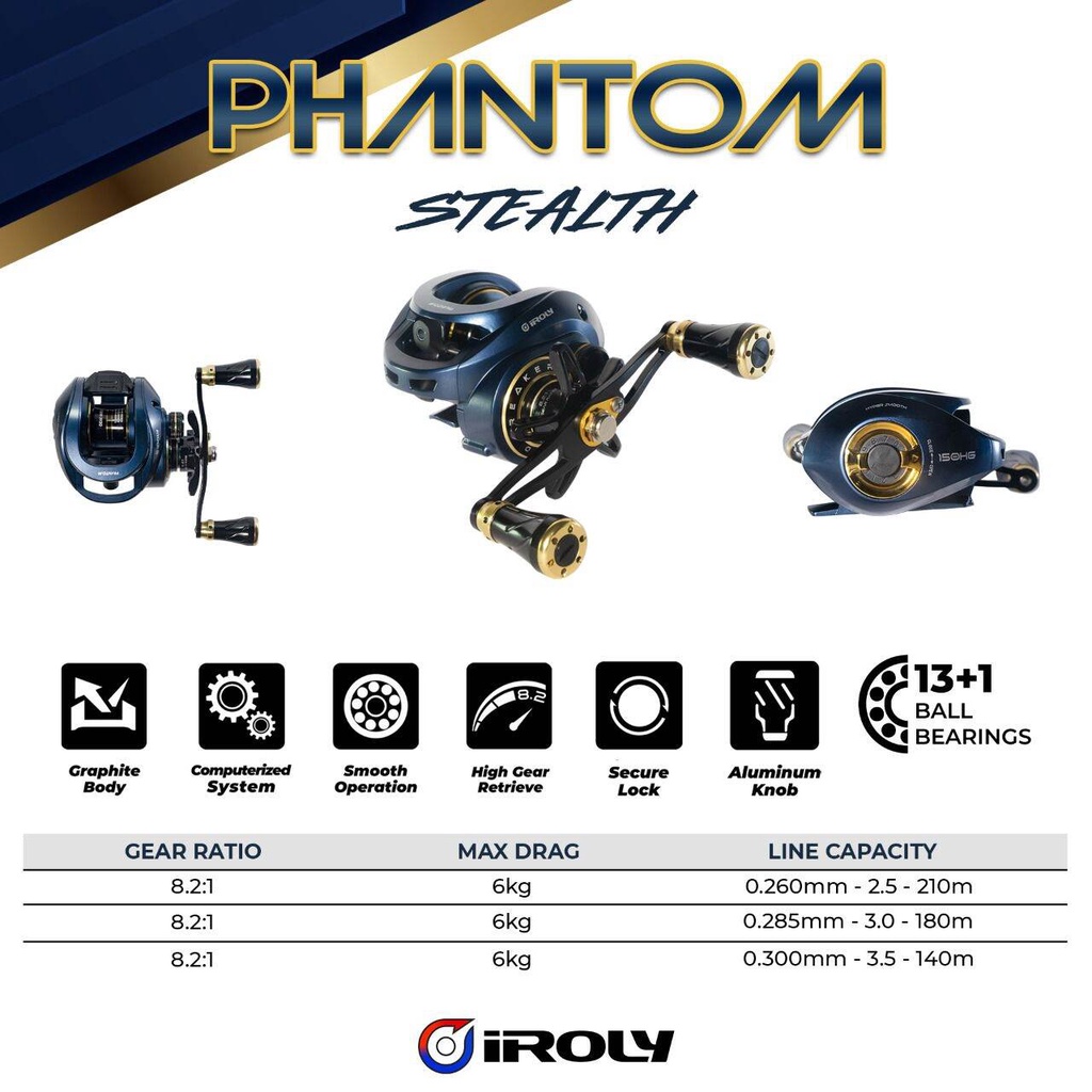 Reel BC IROLY PHANTOM STEALTH