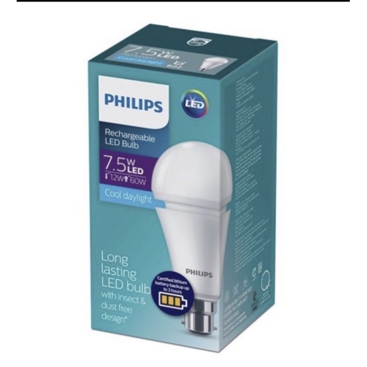 Lampu Led philips 7,5 Watt Emergency
