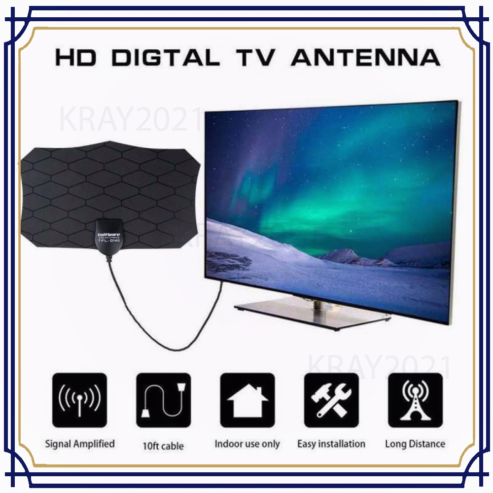 Antena TV Digital DVB-T2 25dB with Amplifier TV472