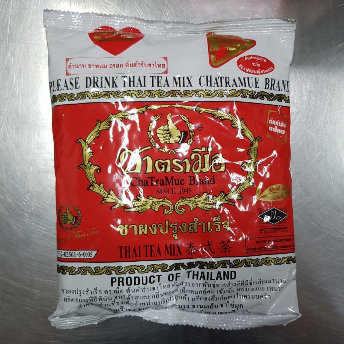 

THAI TEA NUMBER ONE BPOM / BUBUK TEH THAILAND CHATRAMUE ORIGINAL 400GR