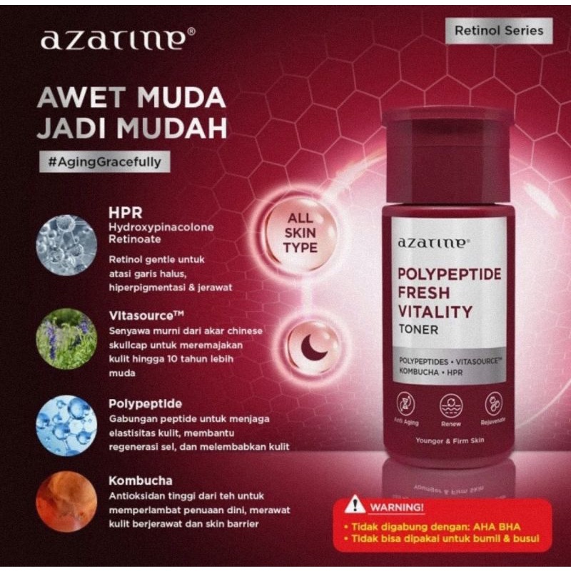 Azarine Toner 90 ml - Toner Wajah