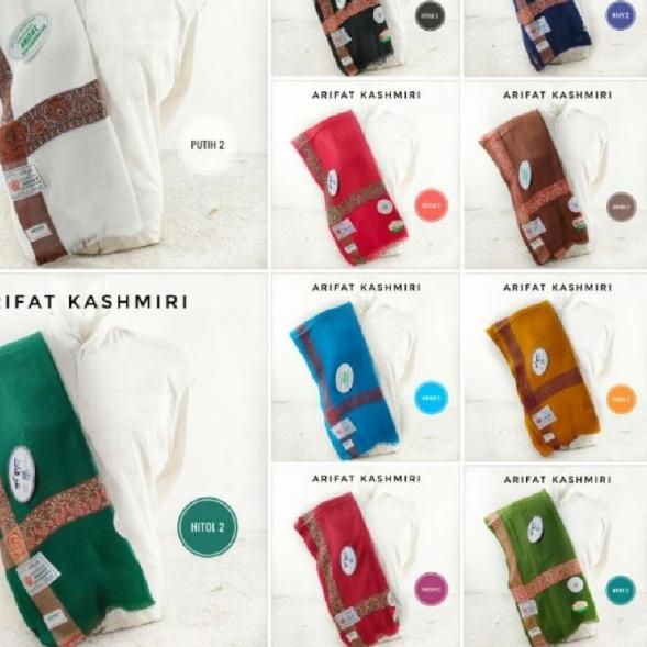 sorban kashmiri shawl hijau