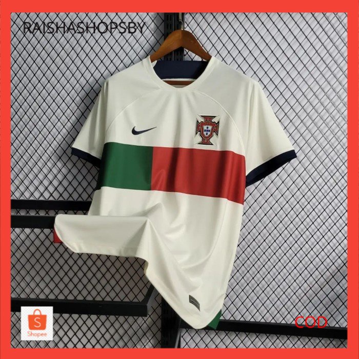 Kaos bola BAJU BOLA JERSEY PORTUGAL AWAY 2022 2023 JERSEY BOLA PIALA DUNIA QATAR