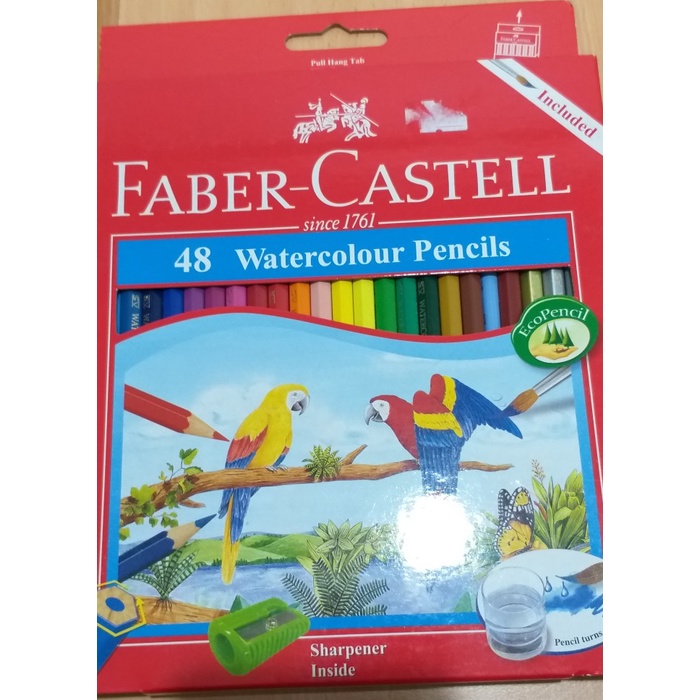 

Faber Castell 48 Watercolour Pencils 114468 / Pensil Warna