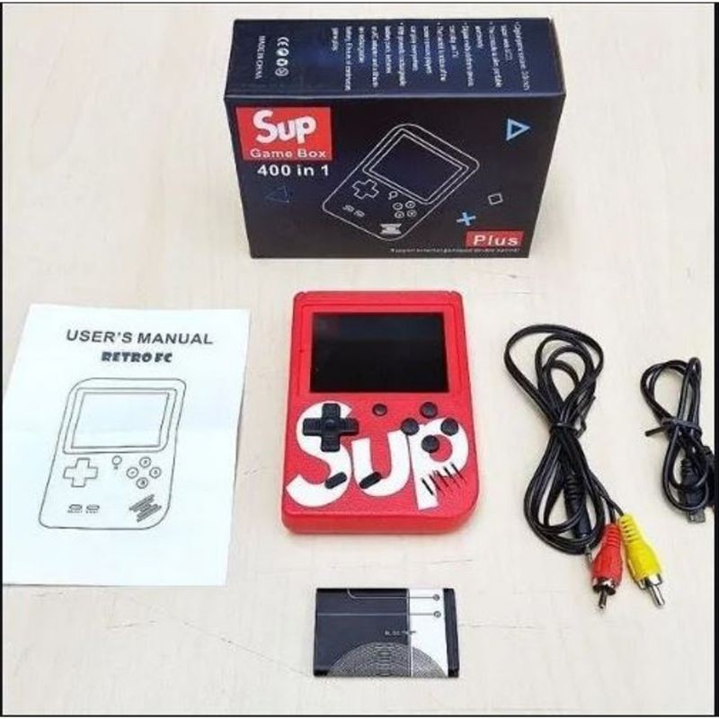 Game boy Retro Mini SUP 400 In 1 Gameboy Conselo Mini Portable Game Box Mainan Anak