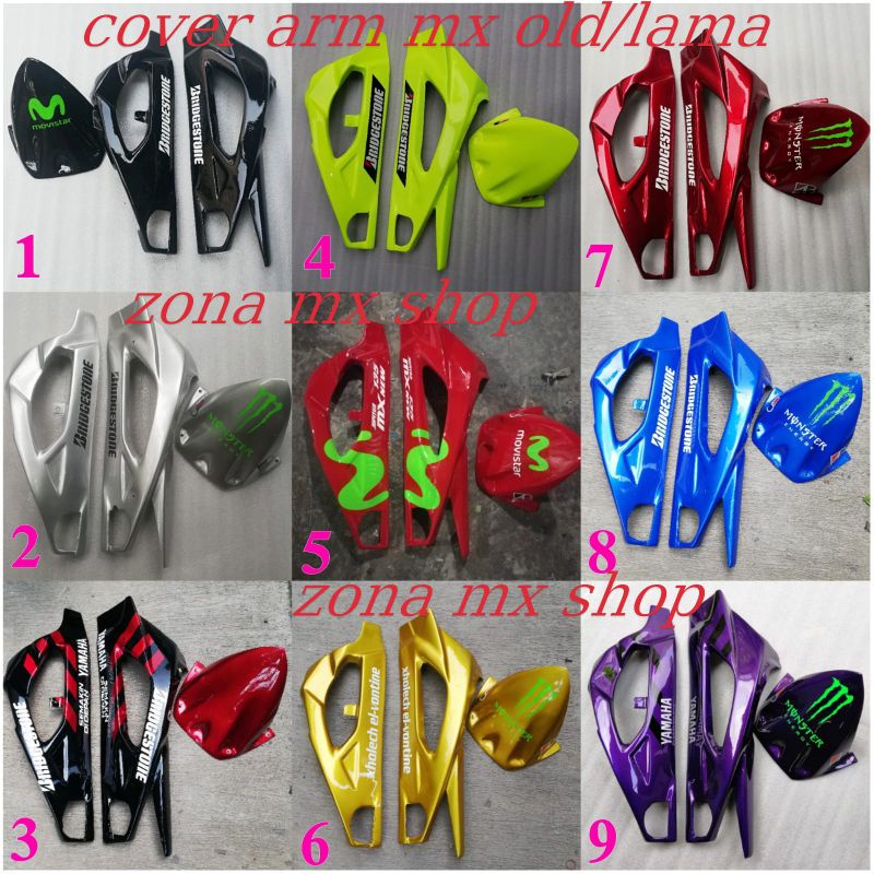 cover arm mx old atau lama