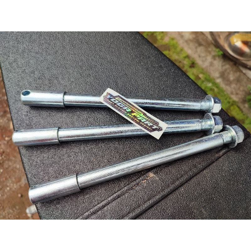 as roda depan kawasaki ninja r rr non ori set mur as 15