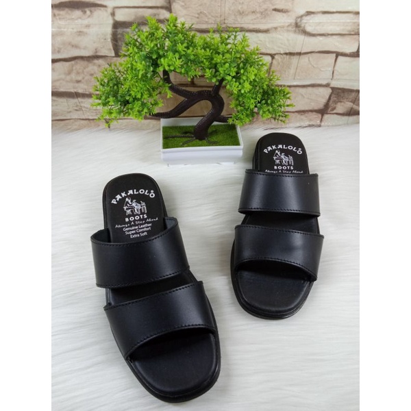 [COD} SANDAL PAKALOLO SELOP PRIA||SANDAL KULIT ASLI||SANDAL PRIA