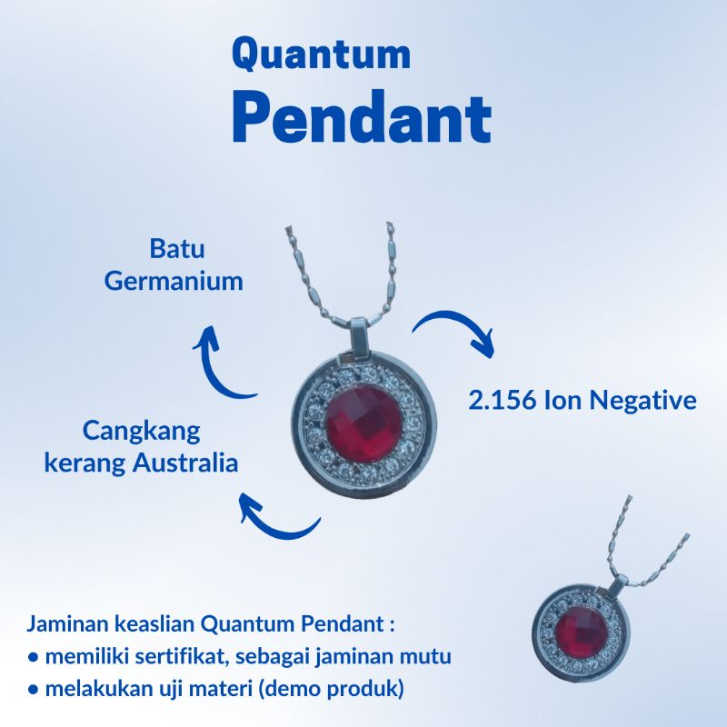 Kalung Kesehatan Quantum pendant