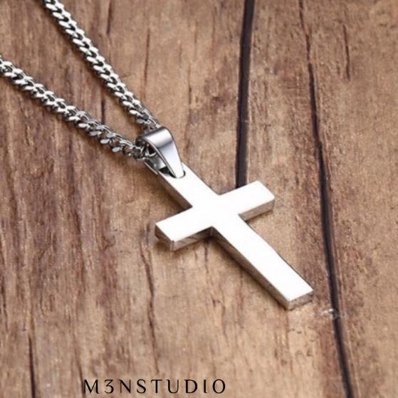 KALUNG SALIB PRIA KOREA / KALUNG LIONTIN SALIB / KALUNG PRIA / KALUNG - Emas