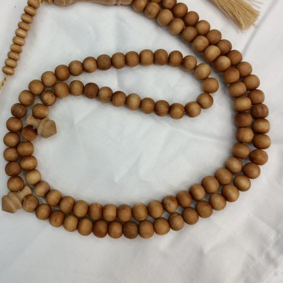 tasbih kayu cendana asli panjang 100
