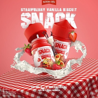 LIQUID  SNACK V1 STRAWBERY VANILLLA BISCUIT 60ML ENAK