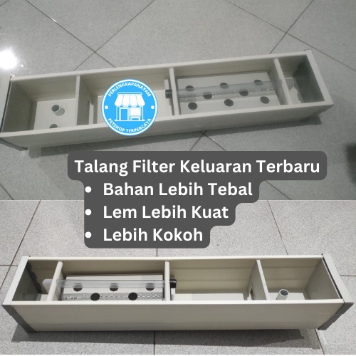 PERLENGKAPAN AYAM - Filter Talang Aquarium Filter Talang Filter Talang Top Filter Talang Aquarium Bo